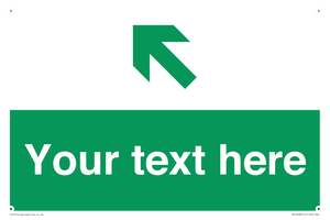 Custom Safe condition: Green Up left arrow